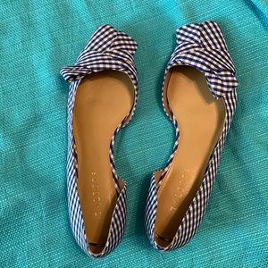 Talbots Fabric Flats size 9 Never Worn